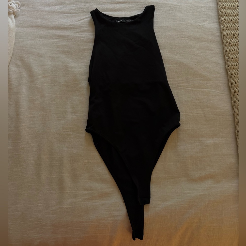 Zara black bodysuit, size s